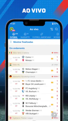 AiScore - Resultados ao vivo screenshot