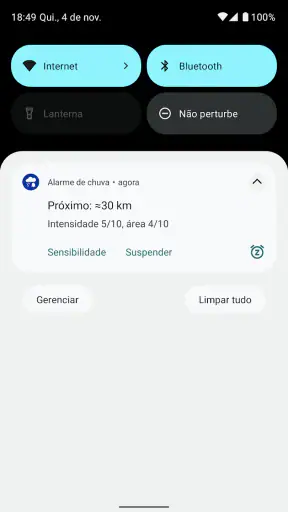 Alarme de chuva (Rain Alarm) screenshot