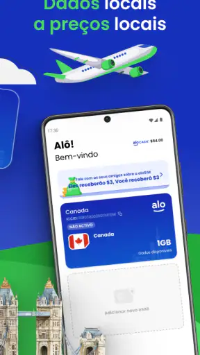 aloSIM: Cartão Sim Viagem eSIM screenshot