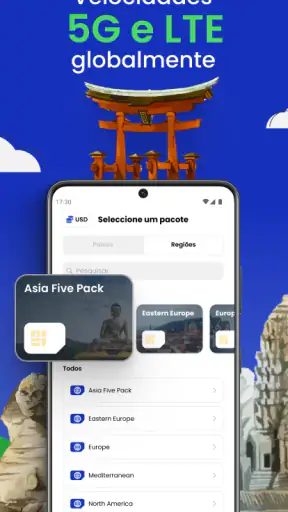 aloSIM: Cartão Sim Viagem eSIM screenshot