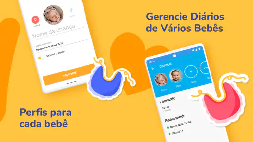 Amamentação. Diário do bebê screenshot