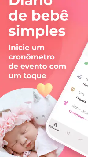 Amamentação Rastreador do bebê screenshot