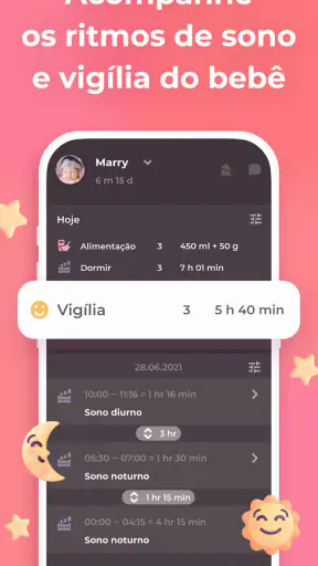 Amamentação Rastreador do bebê screenshot