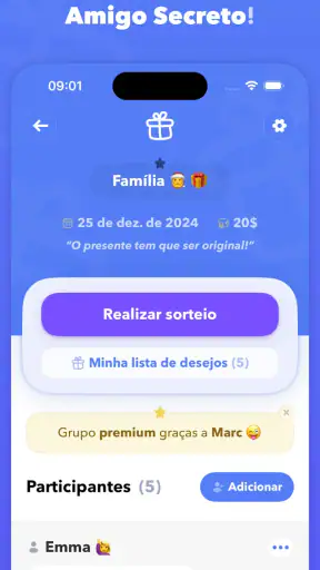 Amigo Secreto 22 - Sorteio screenshot