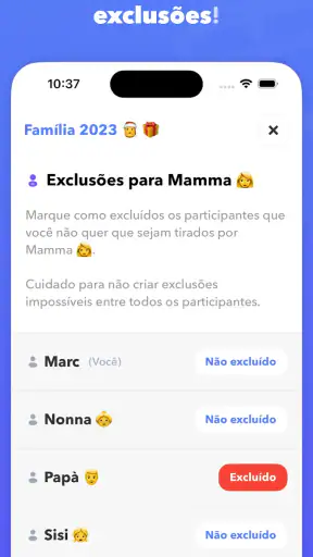 Amigo Secreto 22 - Sorteio screenshot