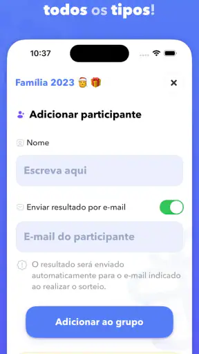 Amigo Secreto 22 - Sorteio screenshot