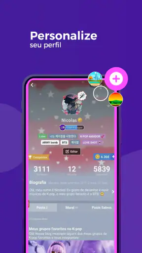 Amino: Comunidades e Chats screenshot