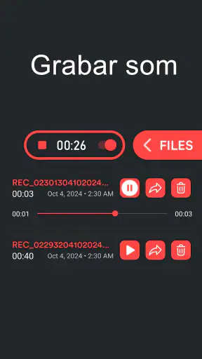 Amplificador de microfone screenshot