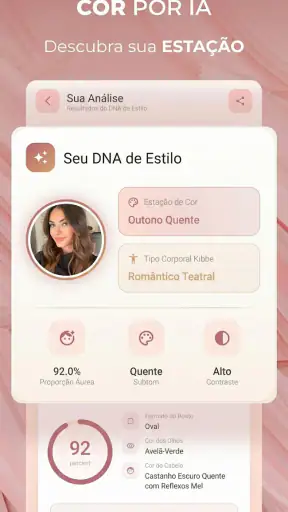 Análise de Cor e Rosto com IA screenshot