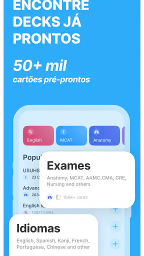 Anki Pro: Flashcards de Estudo screenshot