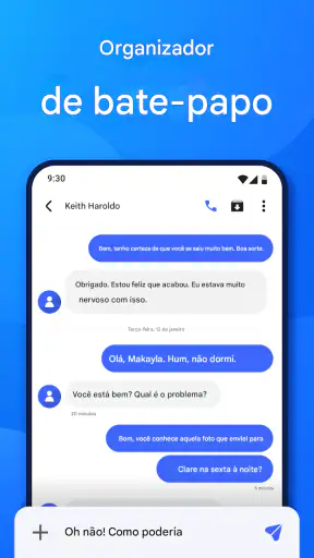 Aplicativo de mensagens SMS screenshot