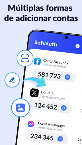 App Autenticador - SafeAuth screenshot