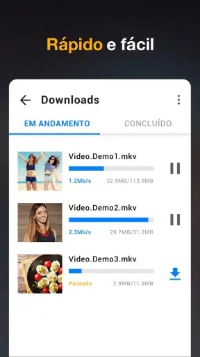 App Baixador de Vídeos em HD screenshot