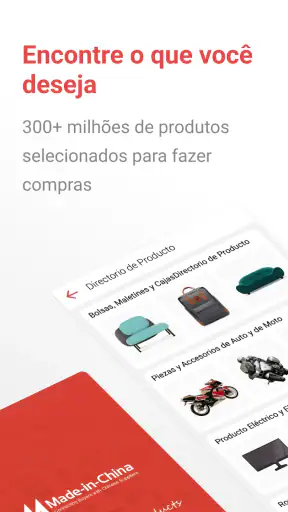 App comércio B2B Made-in-China screenshot