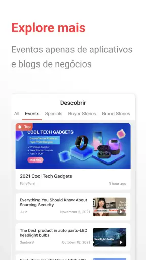 App comércio B2B Made-in-China screenshot
