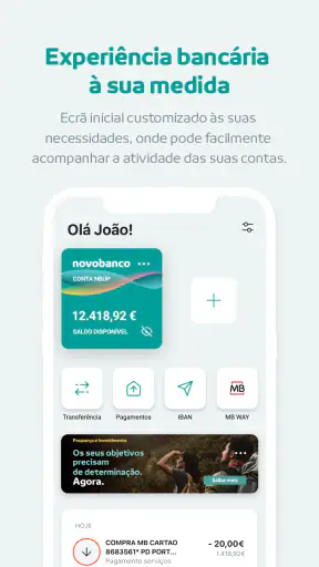 App novobanco screenshot