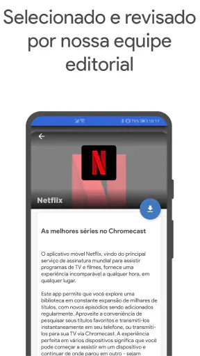 Apps para Chromecast screenshot