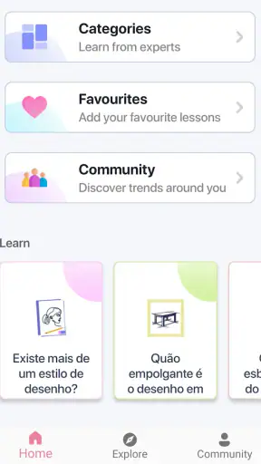 Aprenda a desenhar screenshot