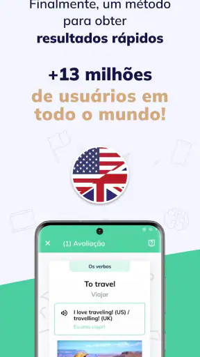 Aprender inglês rápido screenshot
