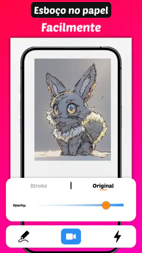 AR desenhando esboço e pintura screenshot