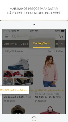 Armazéns DHgate-online screenshot