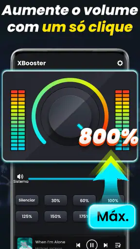 Aumentar volume do celular screenshot