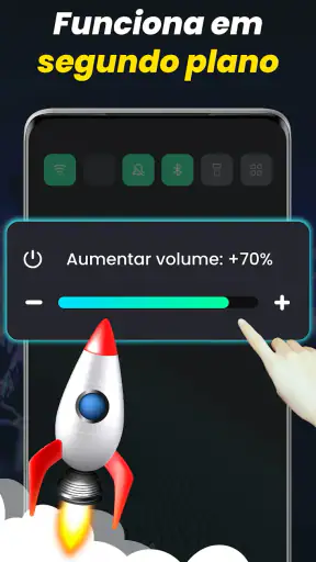Aumentar volume do celular screenshot