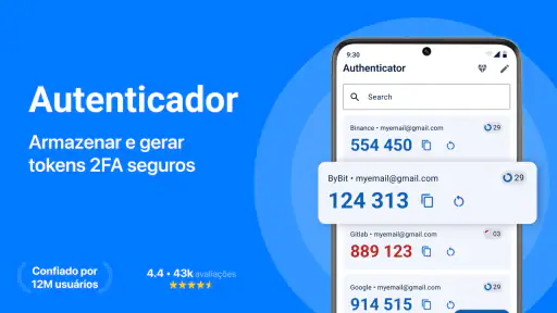 Authenticator screenshot
