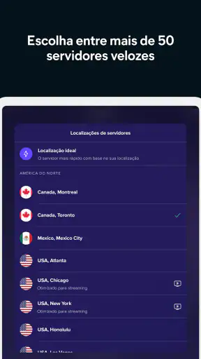 Avast SecureLine VPN Segurança screenshot