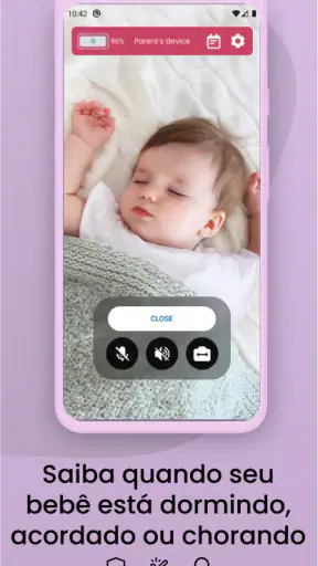 Babá Eletrônica Saby. 3G vídeo screenshot