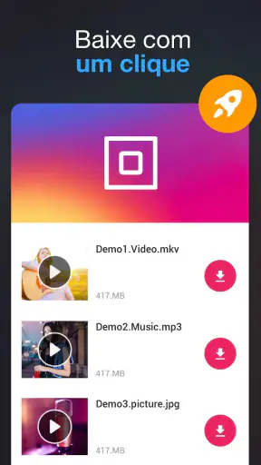Baixador de todos os vídeos ,V screenshot