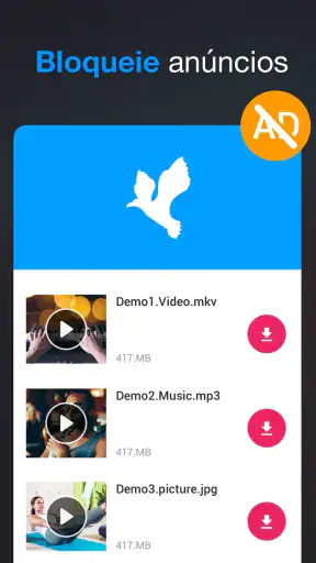 Baixador de todos os vídeos ,V screenshot