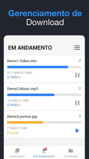 Baixador de todos os vídeos ,V screenshot