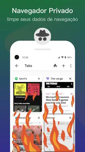 Baixador de vídeo e música screenshot