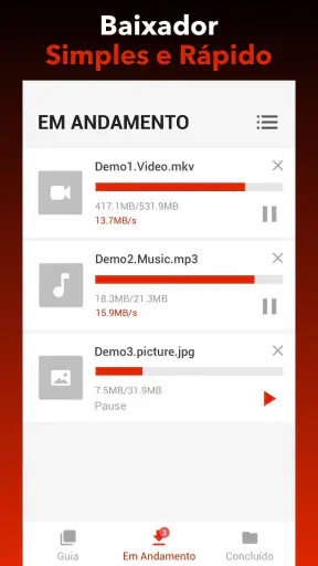 Baixador de Vídeos screenshot