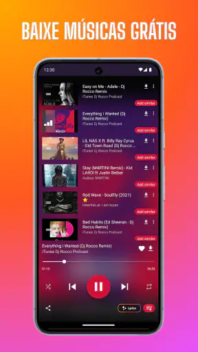 Baixador e reprodutor de MP3 screenshot