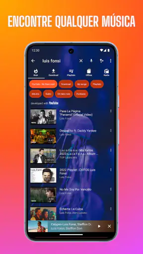 Baixador e reprodutor de MP3 screenshot