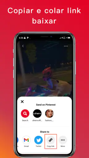Baixar videos do Pinterest screenshot