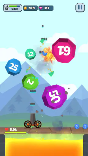 Ball Blast Cannon blitz mania screenshot
