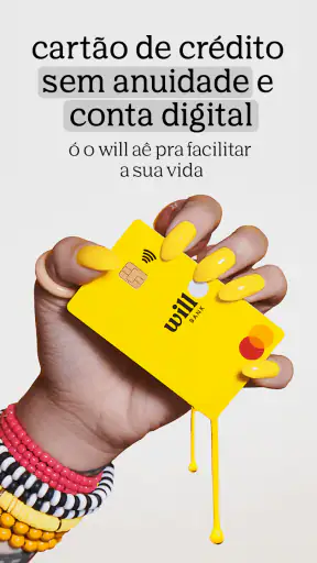 Banco will: Cartão de crédito screenshot