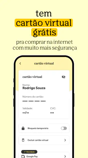 Banco will: Cartão de crédito screenshot