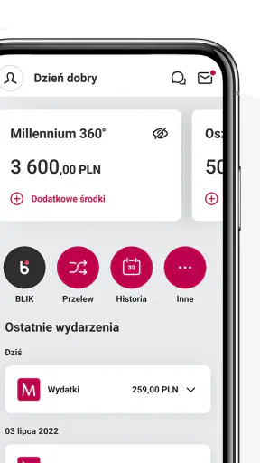 Bank Millennium screenshot