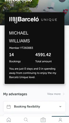Barceló Hotel Group screenshot