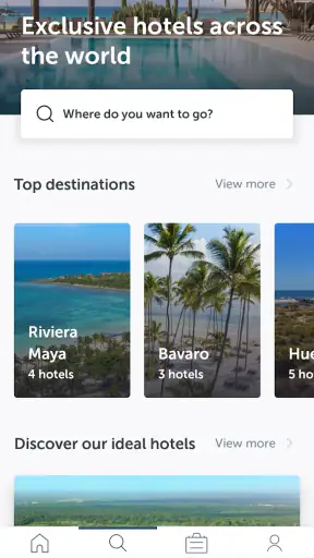 Barceló Hotel Group screenshot