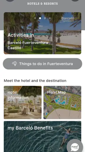 Barceló Hotel Group screenshot