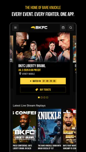 Bare Knuckle BKFC screenshot