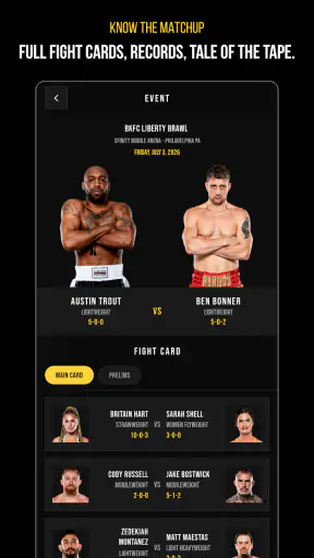 Bare Knuckle BKFC screenshot