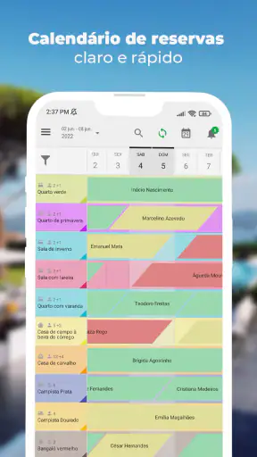 BB Calendário de reservas screenshot