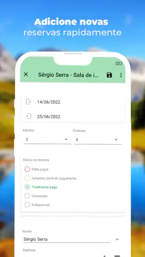 BB Calendário de reservas screenshot