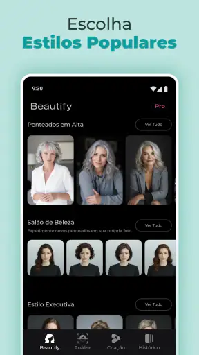 Beautify: Penteado de IA screenshot